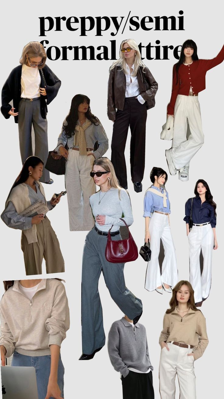 Cómo vestir elegante y semiformal con prendas básicas: blusas, pantalones y zapatos que marcan la diferencia